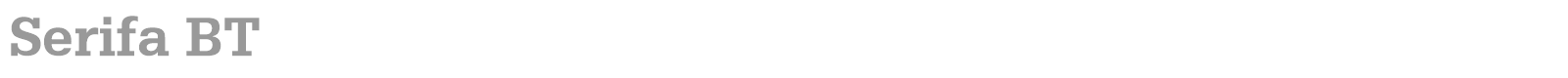 Serifa font preview
